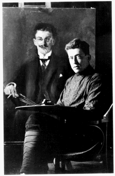 Noireaut bei der Arbeit (Historische Aufnahme)
