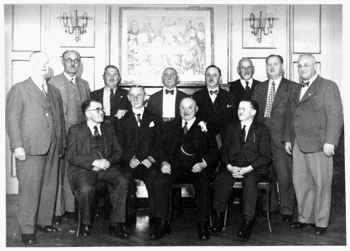 Mitglieder des Stammtisch-Hotel-National (Historische Aufnahme ca. 1931)